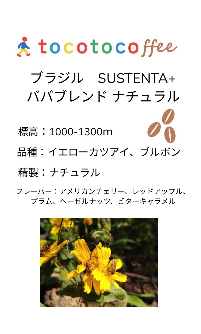 ブラジル　SUSTENA+ ババブレンド　ナチュラル　100g